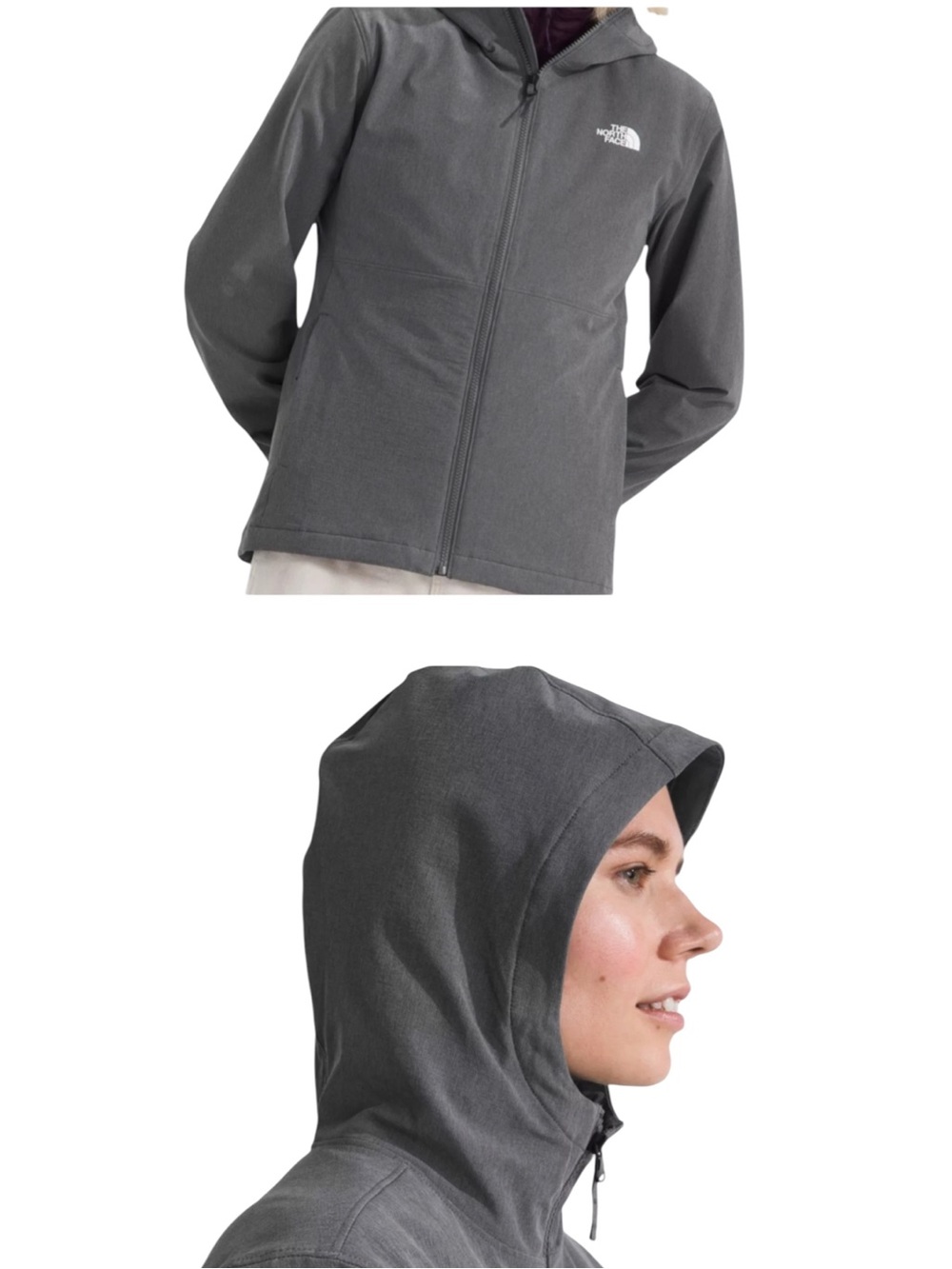 The North Face Shelbe Raschel Fleece Lined Gray Zippered Gorpcore Jacket M